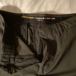Claiborne easy care slim fit dress pants.